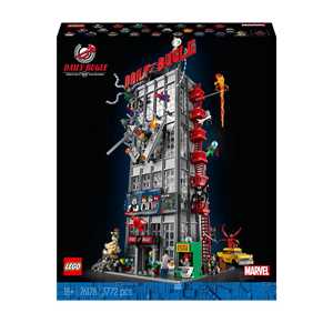 Giocattolo LEGO Marvel 76178 Daily Bugle di Spider-Man, Iconico Set da Collezione per Adulti con 25 Minifigure, Idea Regalo LEGO