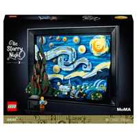 Giocattolo LEGO Ideas 21333 Vincent van Gogh - Notte Stellata, Set Fai da Te Creativo per Adulti, Decorazione per Casa 3D con Minifigure LEGO