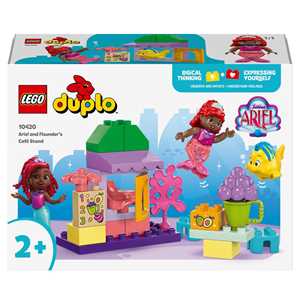 Giocattolo LEGO DUPLO Disney 10420 Il Chiosco del Caffè di Ariel e Flounder, Giocattolo della Sirenetta, Giochi Educativi Bambini 2+ LEGO