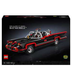 Giocattolo LEGO DC 76328 Batman: Batmobile Classic TV Series, Kit Modellismo da Collezione per Adulti, Idea Regalo Fan del Supereroe LEGO