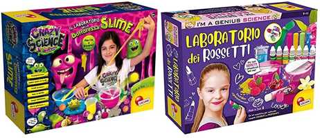 Giocattolo Crazy Science Laboratorio Della Dottoressa Slime Lisciani