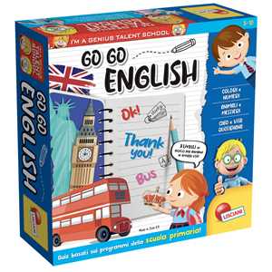 Giocattolo Im a genius go-go english Lisciani