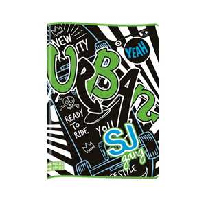 Cartoleria Quaderno maxi A4 Seven SJ Gang Boy. Quadretti grandi 5 mm Seven