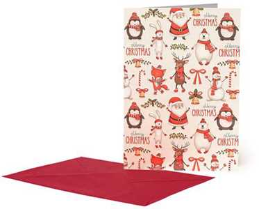 Cartoleria Biglietto auguri Legami Unusual Christmas, Pupazzi - 11,5x17 cm Legami