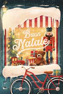 Cartoleria Biglietto auguri Legami Unusual Christmas, Xmas Window- 11,5x17 cm Legami