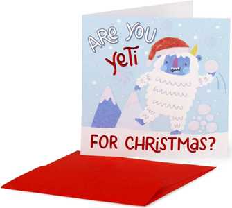 Cartoleria Biglietto di Auguri Piccolo - Cartoline di Auguri - Yeti Legami