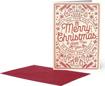 Cartoleria Biglietto auguri Legami Unusual Christmas, Merry Christmas - 11,5x17 cm Legami