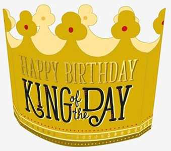 Cartoleria Legami Biglietto Auguri 3d King Of The Day Legami