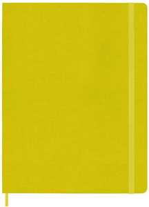 Cartoleria Taccuino Moleskine, a righe, Large, copertina rigida - Seta giallo paglia Moleskine