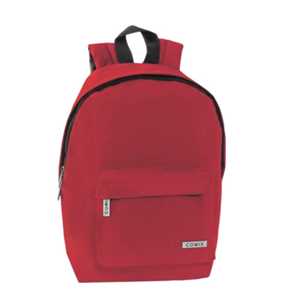 Cartoleria Mini zaino monocolore rosso Comix Comix