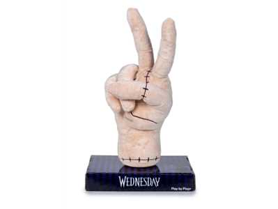 Giocattolo Mercoledì Addams Peluche Mano "La Cosa" Simbolo di Vittoria in Piedi 25 cm Play by Play