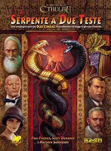 Giocattolo Pulp Cthulhu. Il Serpente a Due Teste. Gioco da tavolo Raven